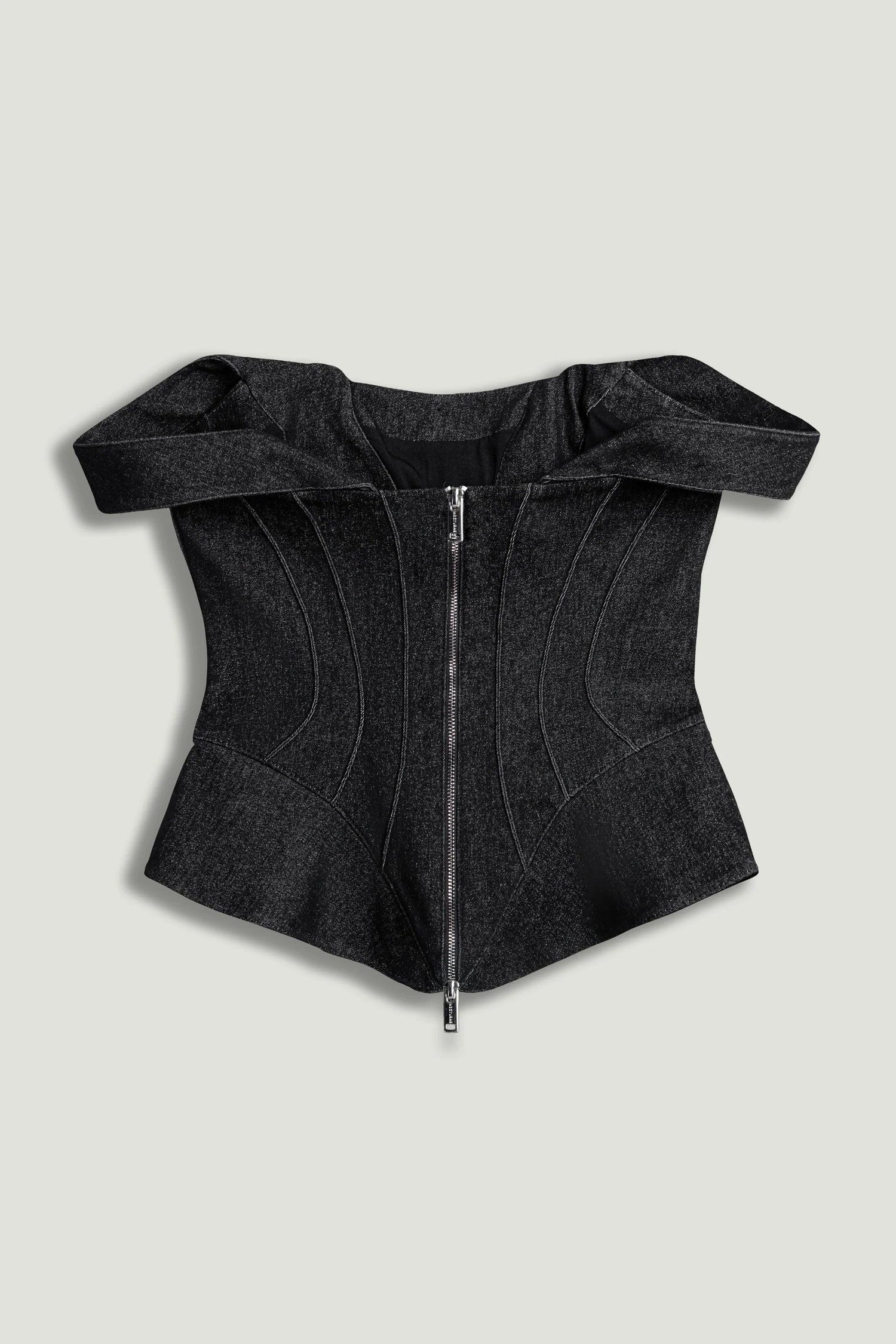 Off-Shoulder Sculpted Bustier