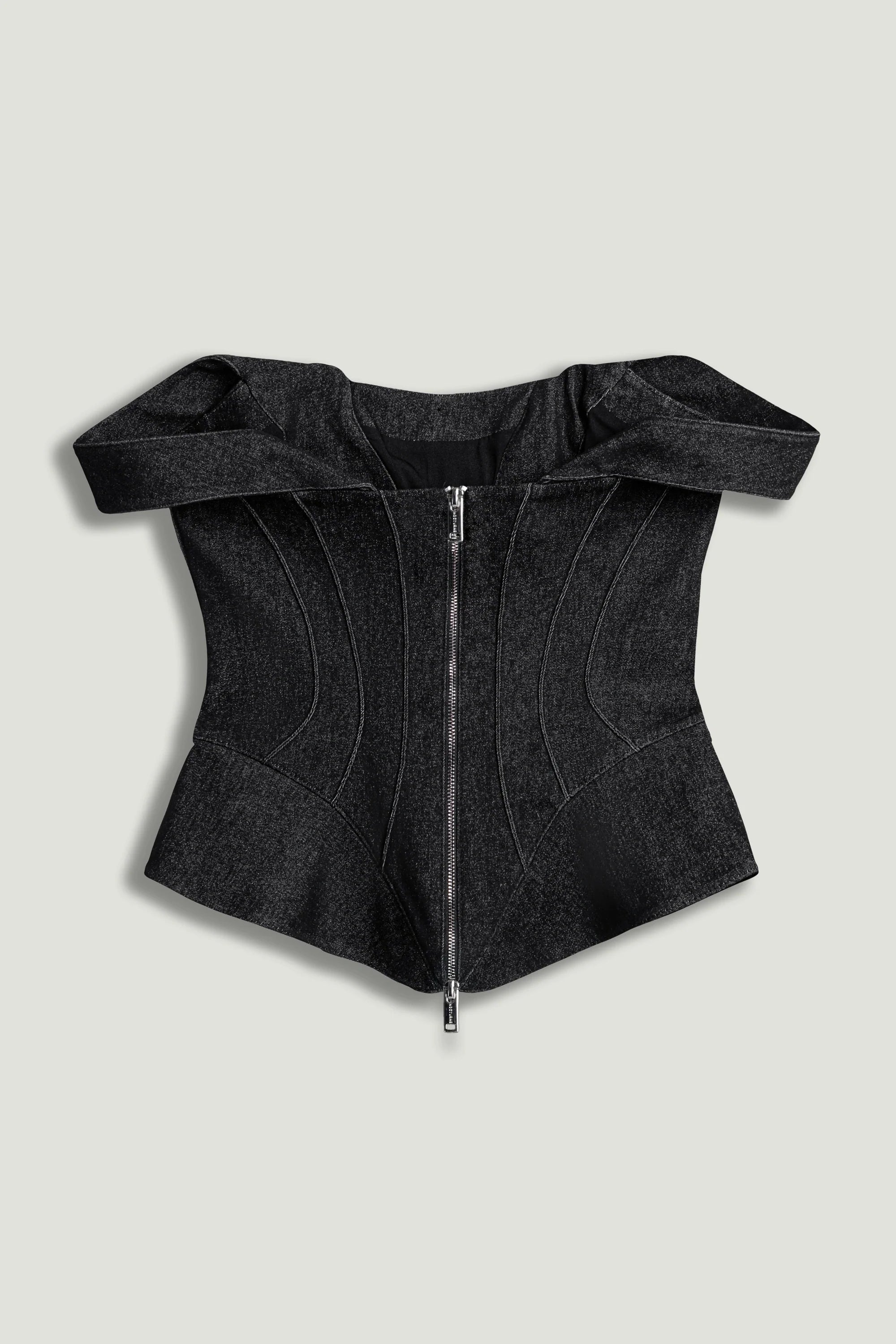 Off-Shoulder Sculpted Bustier