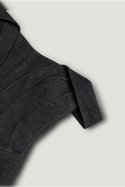 Off-Shoulder Sculpted Bustier