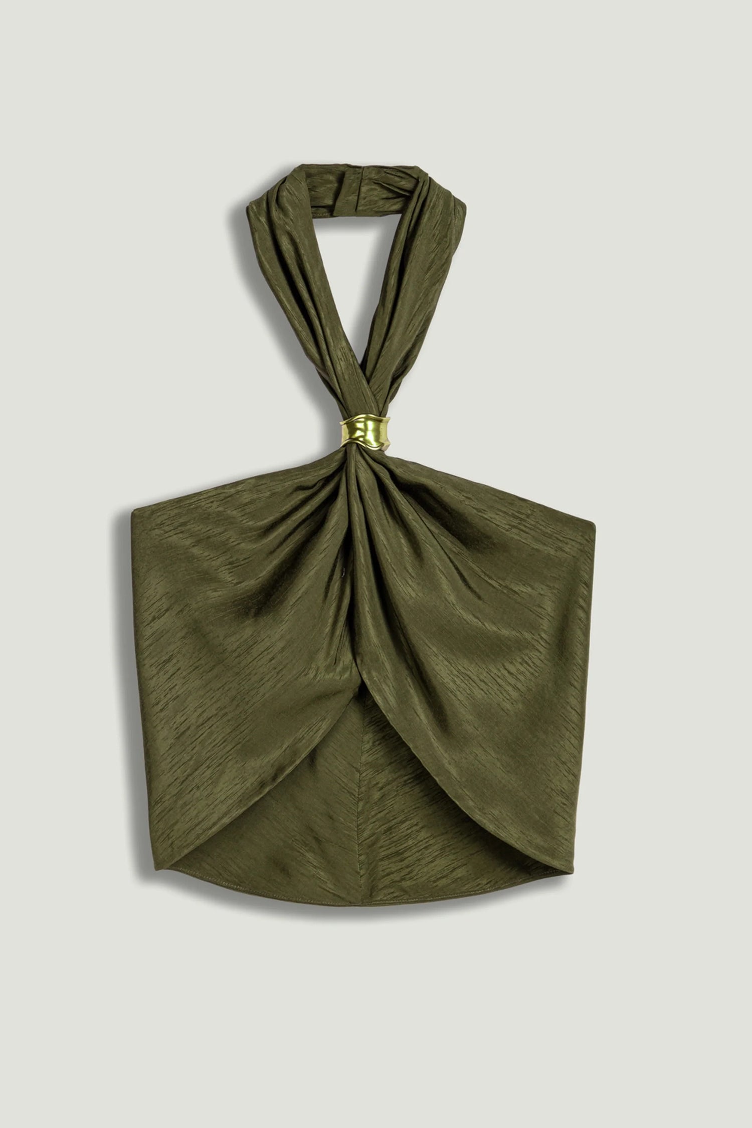 Twist Halter Neck Bustier