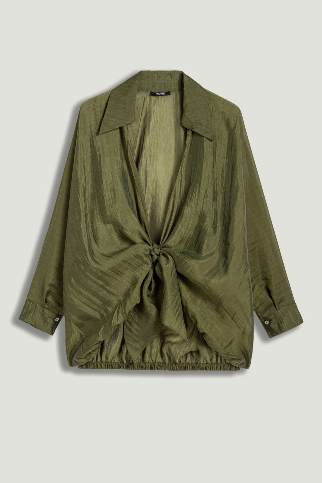 Fluid Open-Front Shirt