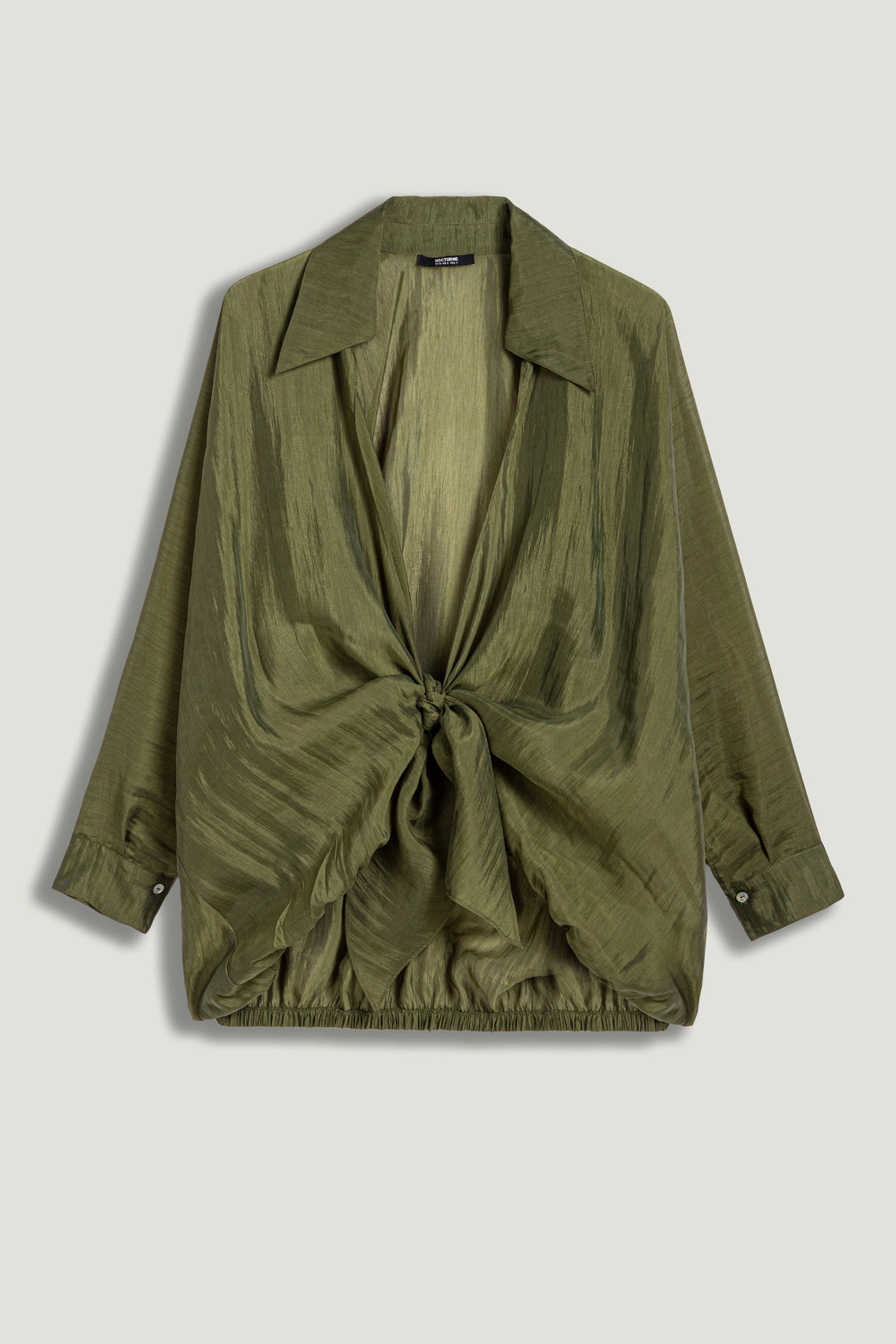 Fluid Open-Front Shirt