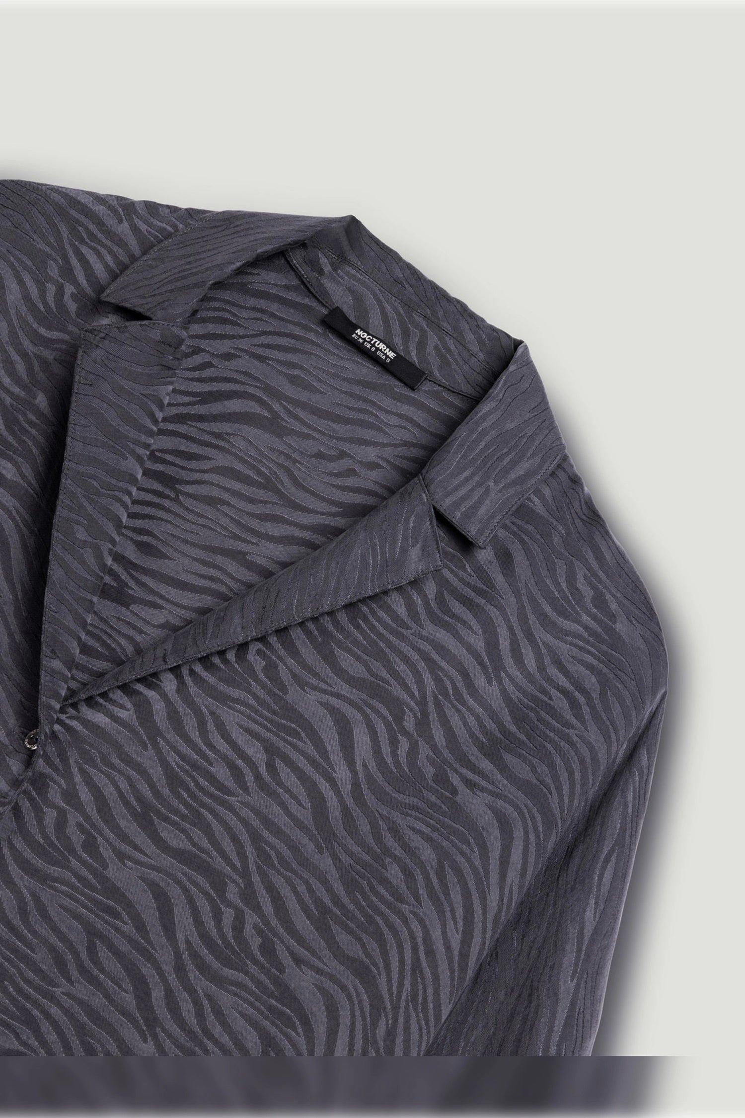 Relaxed Short-Sleeve Textured Shirt