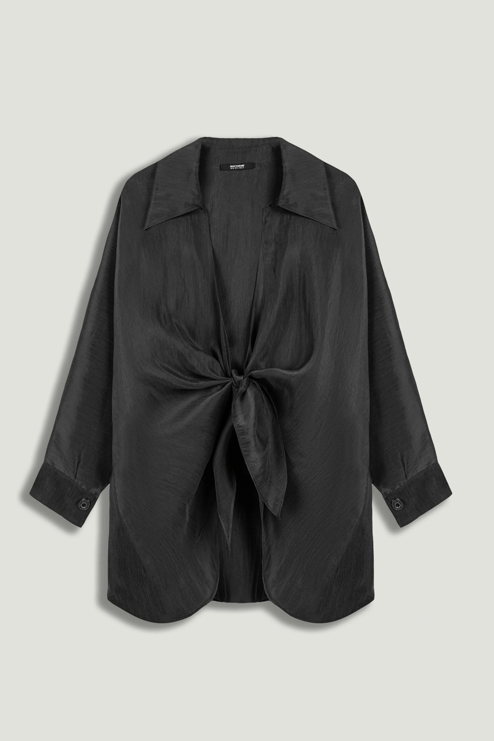 Front-Tie Longline Shirt