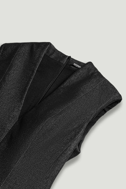 Sleeveless Tailored Mini Dress