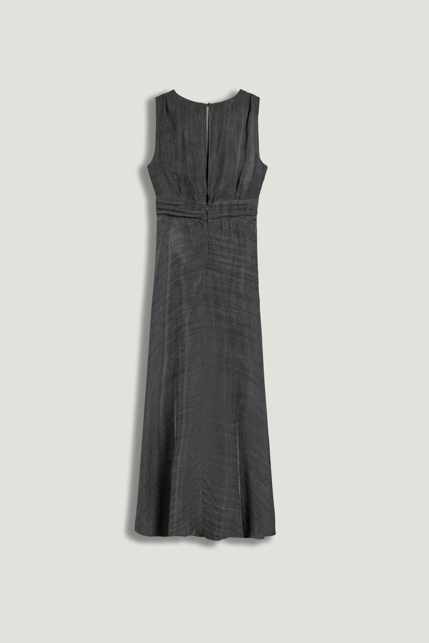 V-Neck Sleeveless Midi Dress