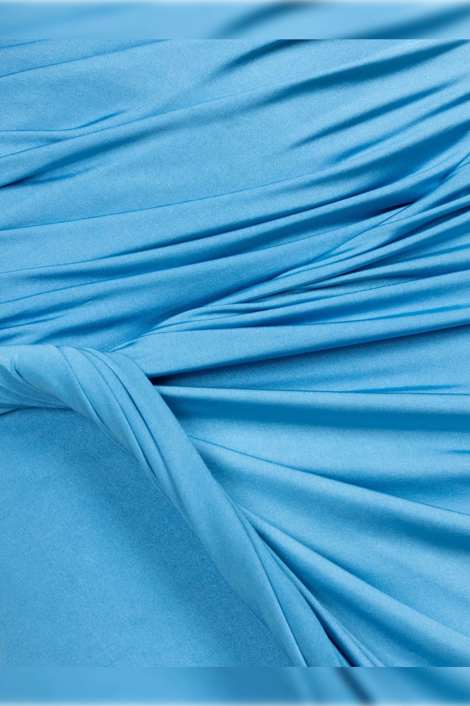 Draped Sleeveless Midi Dress