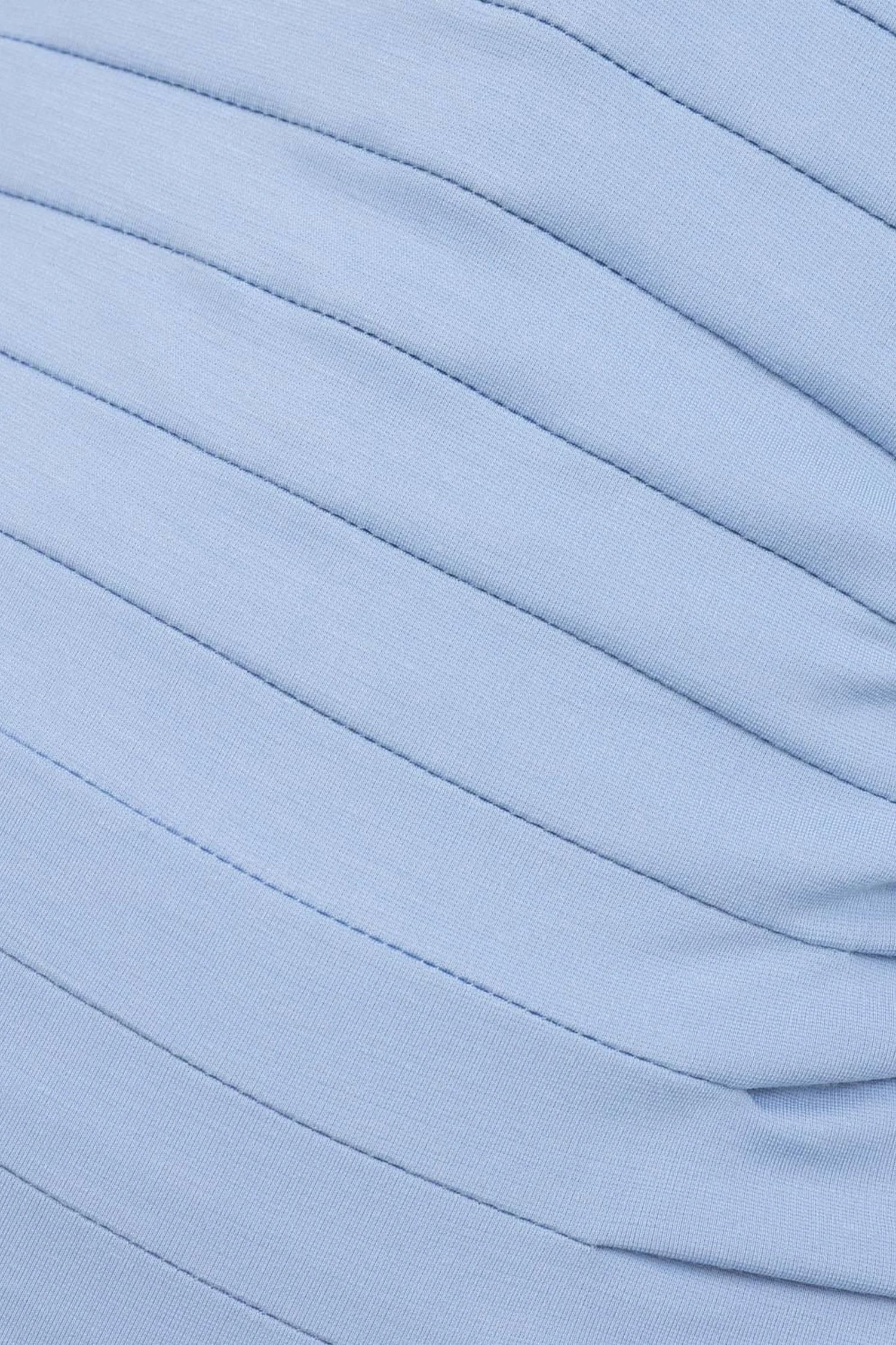 Ruched High-Neck Maxi Dress