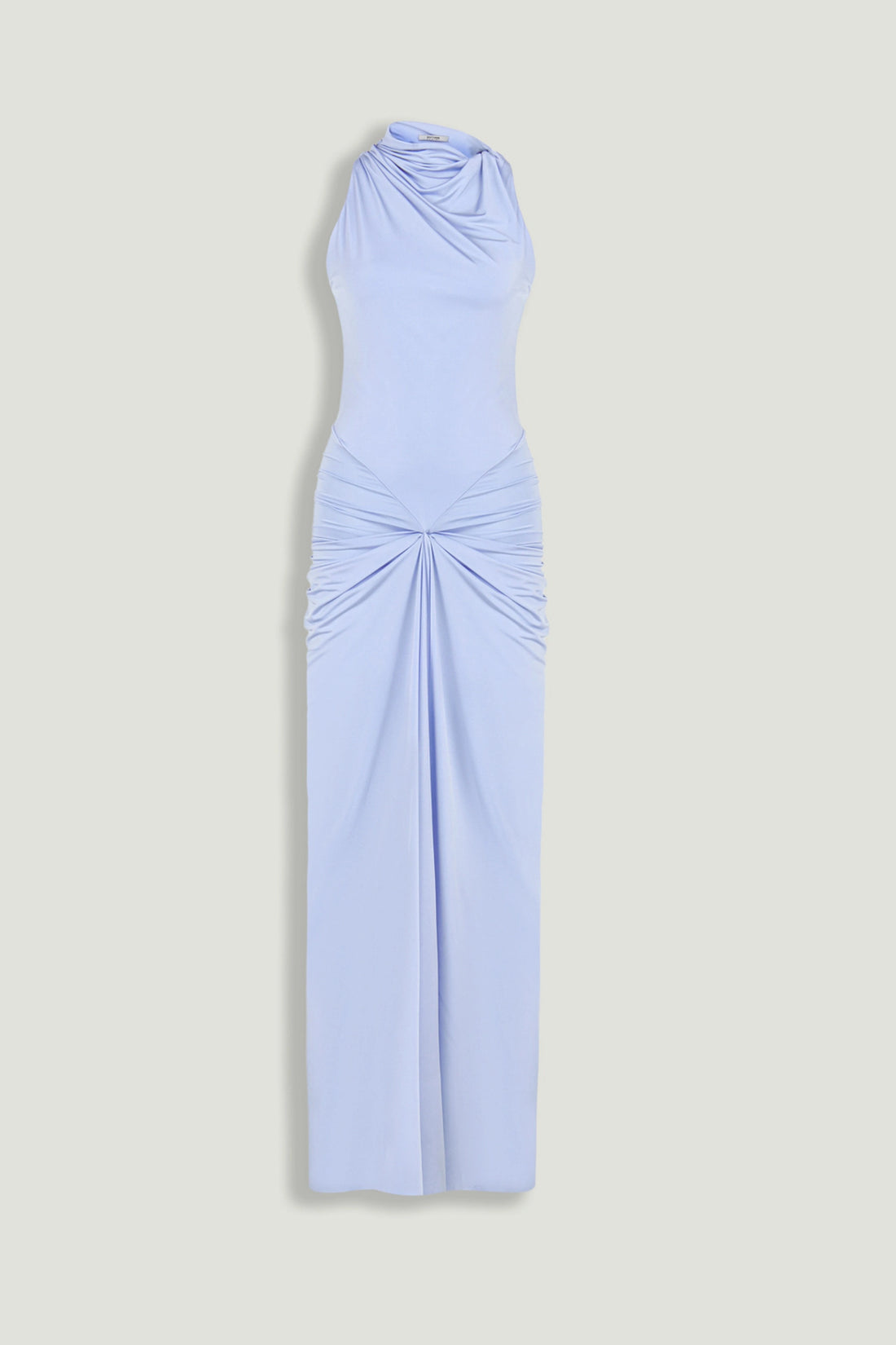 Satin-Finish Midi Dress