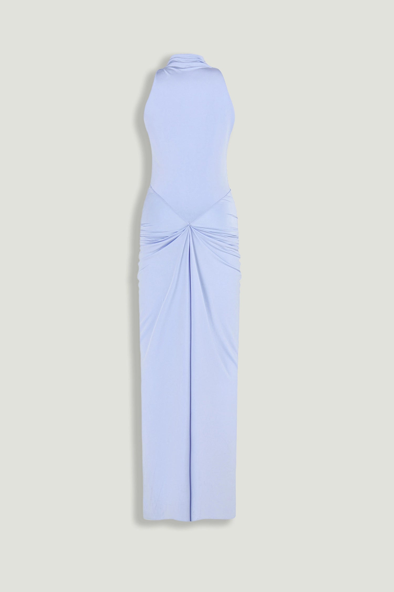 Satin-Finish Midi Dress