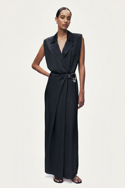 Accessory Belt Detail Maxi Dress