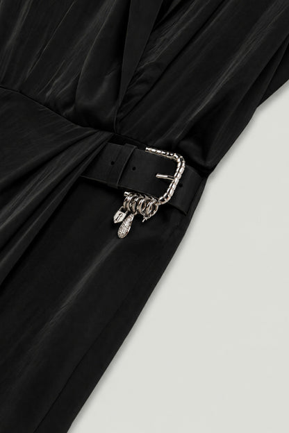 Accessory Belt Detail Maxi Dress