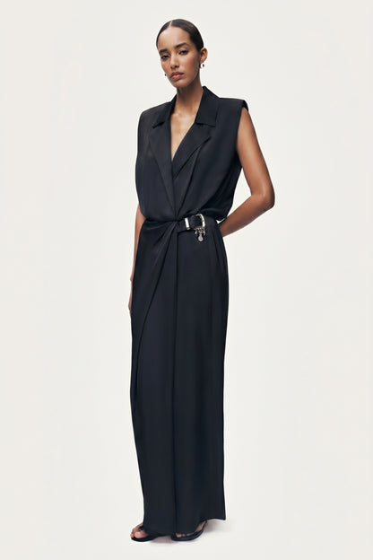 Accessory Belt Detail Maxi Dress