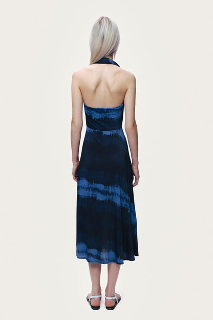 Printed Sleeveless Maxi Dress
