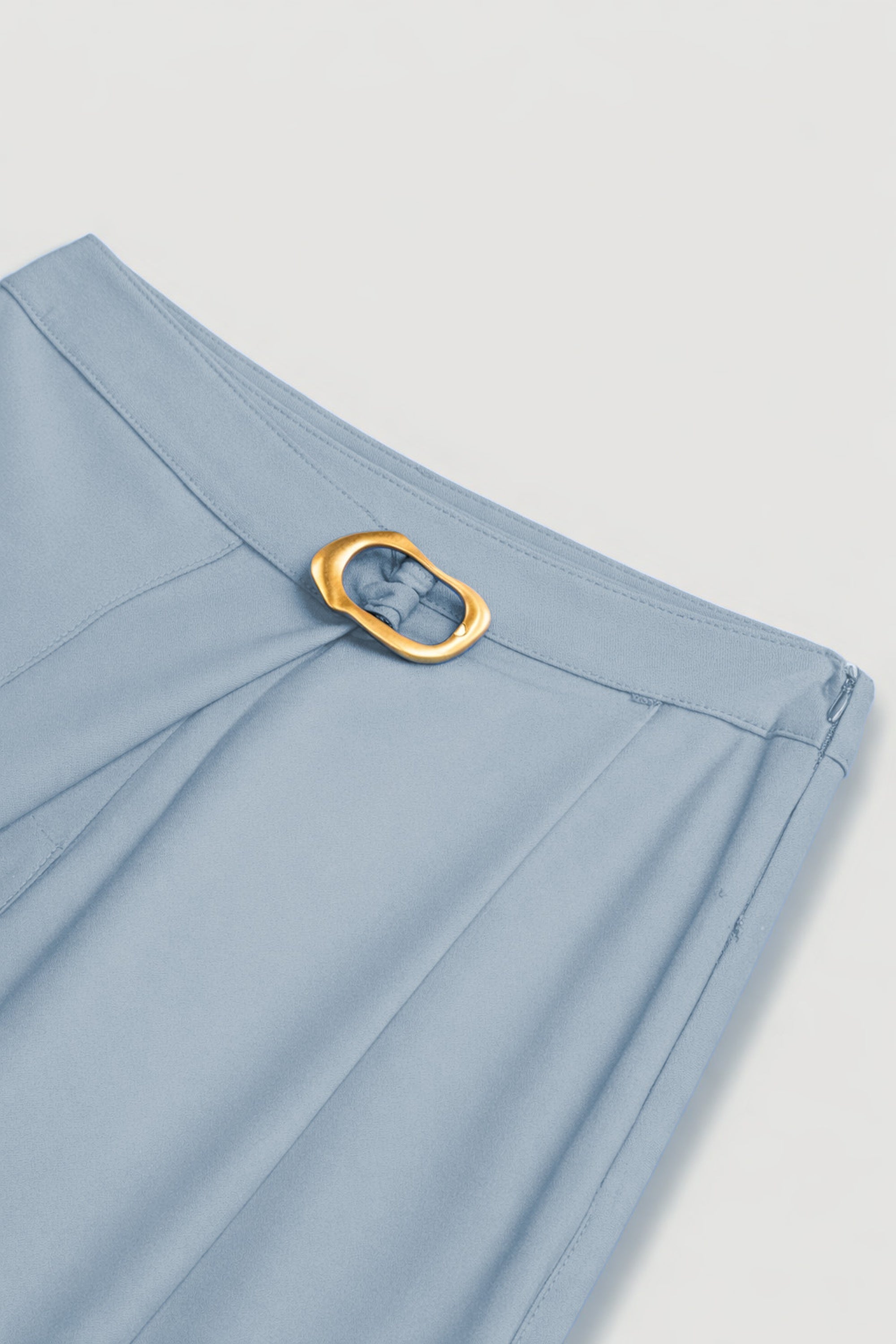 Waist Accessory Detail Trousers