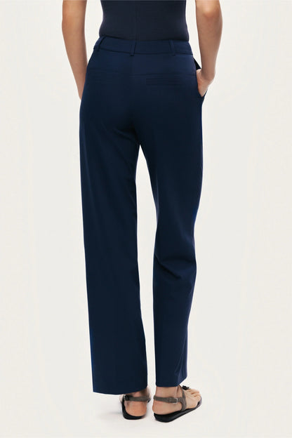 Tailored Straight-Leg Pants