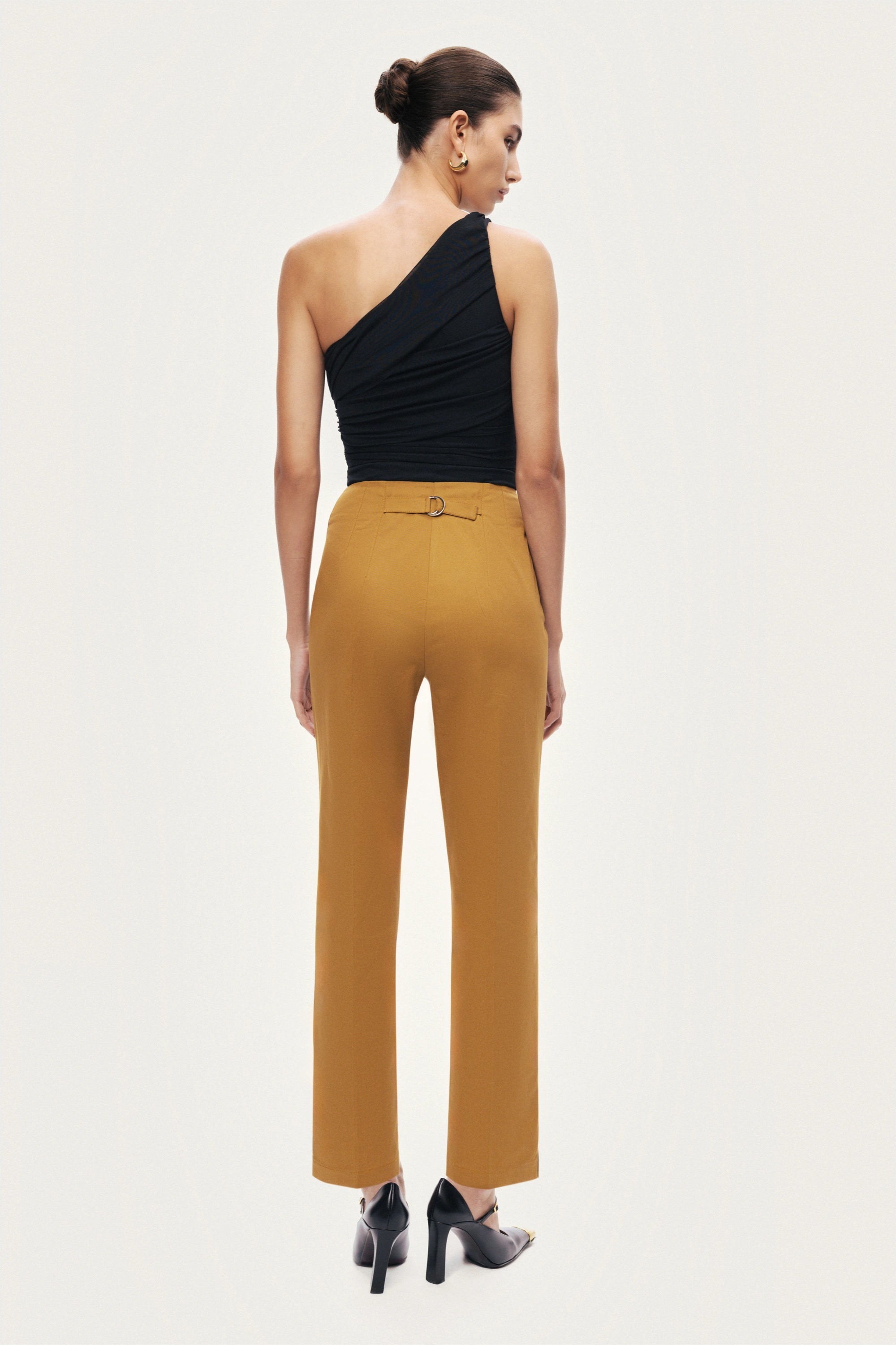 Tailored Ankle-Length Pants