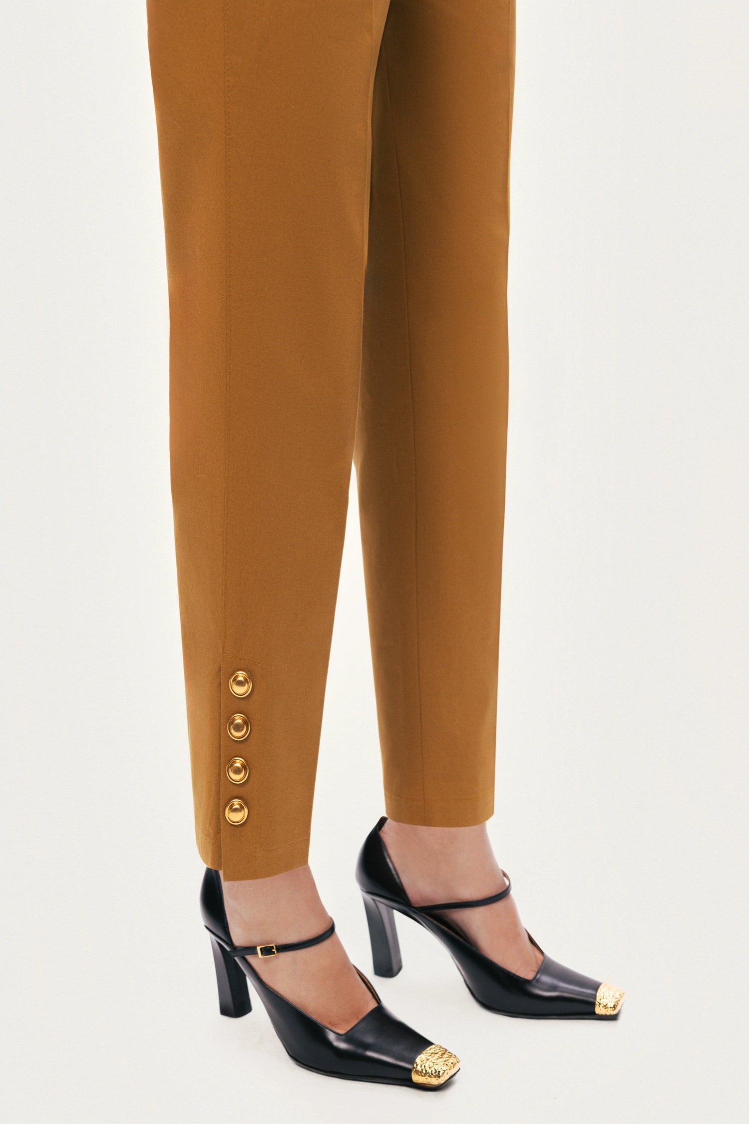 Tailored Ankle-Length Pants