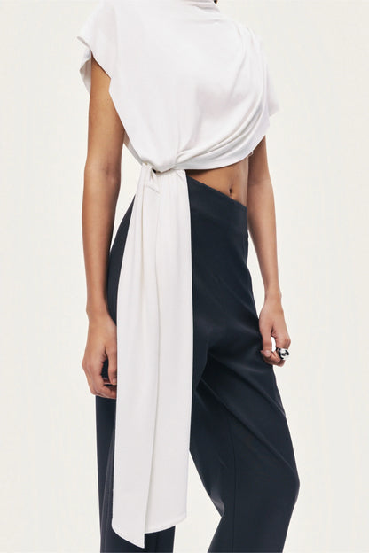 Tailored Straight-Leg Pants