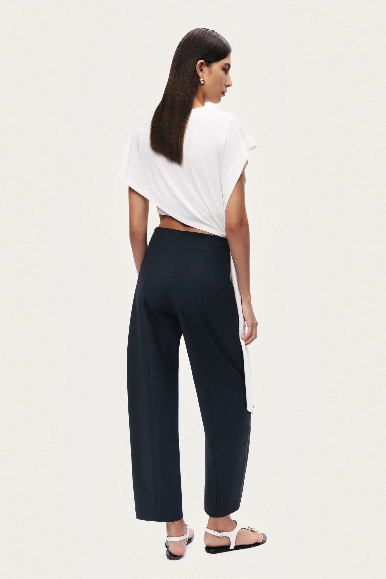 Tailored Straight-Leg Pants