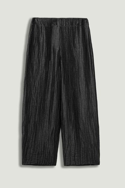 Textured Straight-Leg Pants