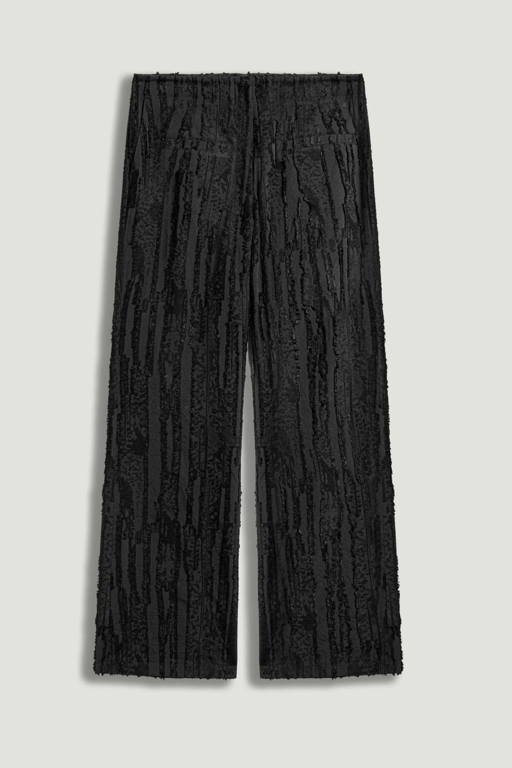 Textured Relaxed-Fit Pants