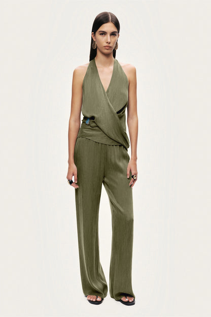 Relaxed Straight-Leg Pants