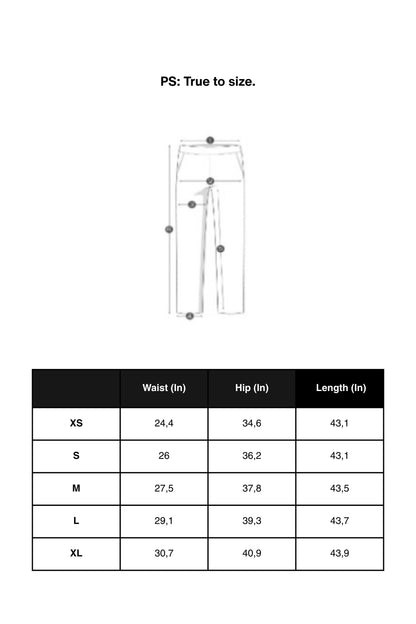 Flared High-Waist Pants