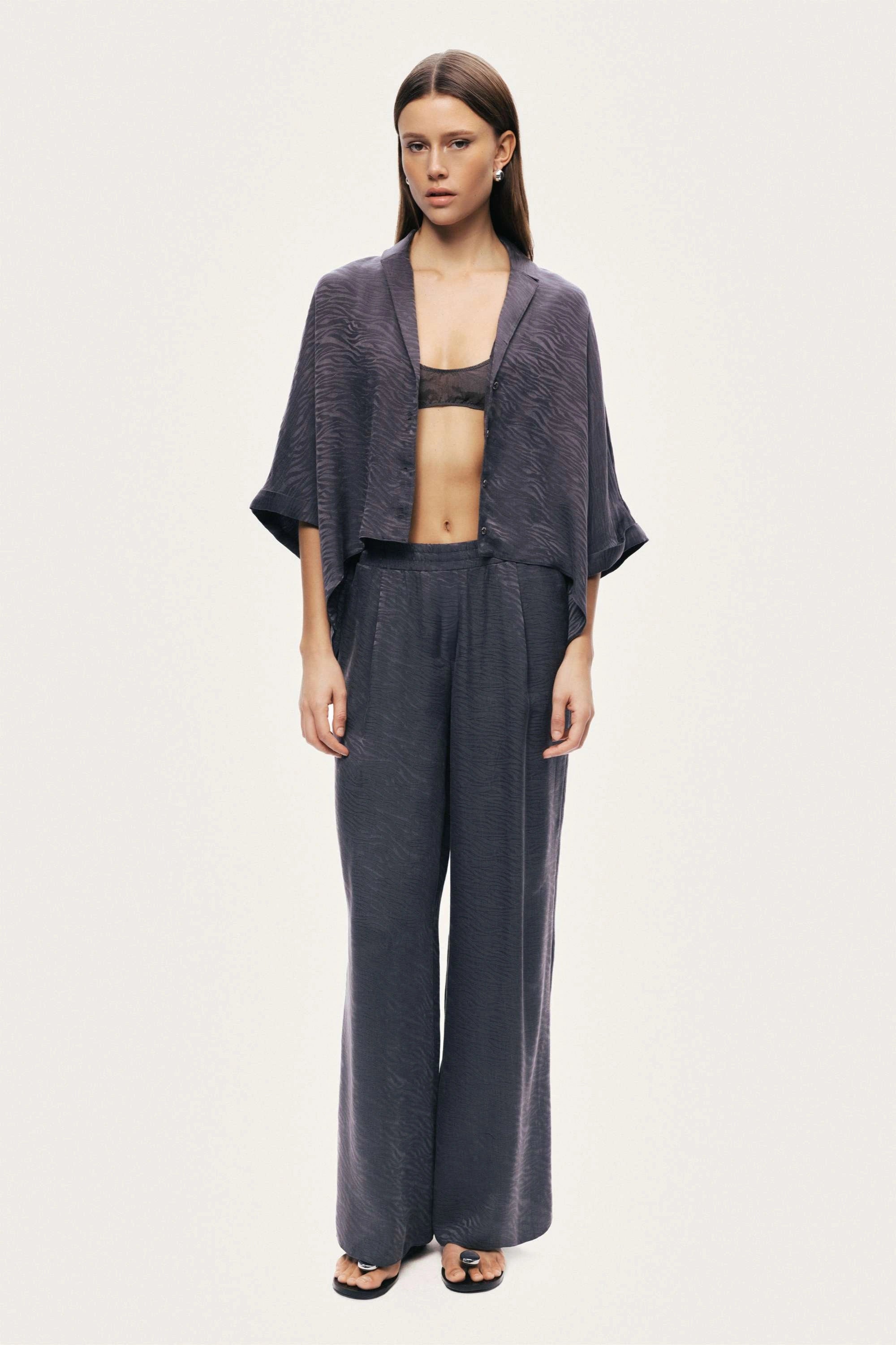 Relaxed Straight-Leg Pants