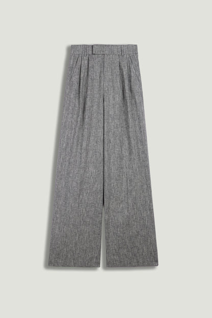 Wide-Leg Tailored Pants
