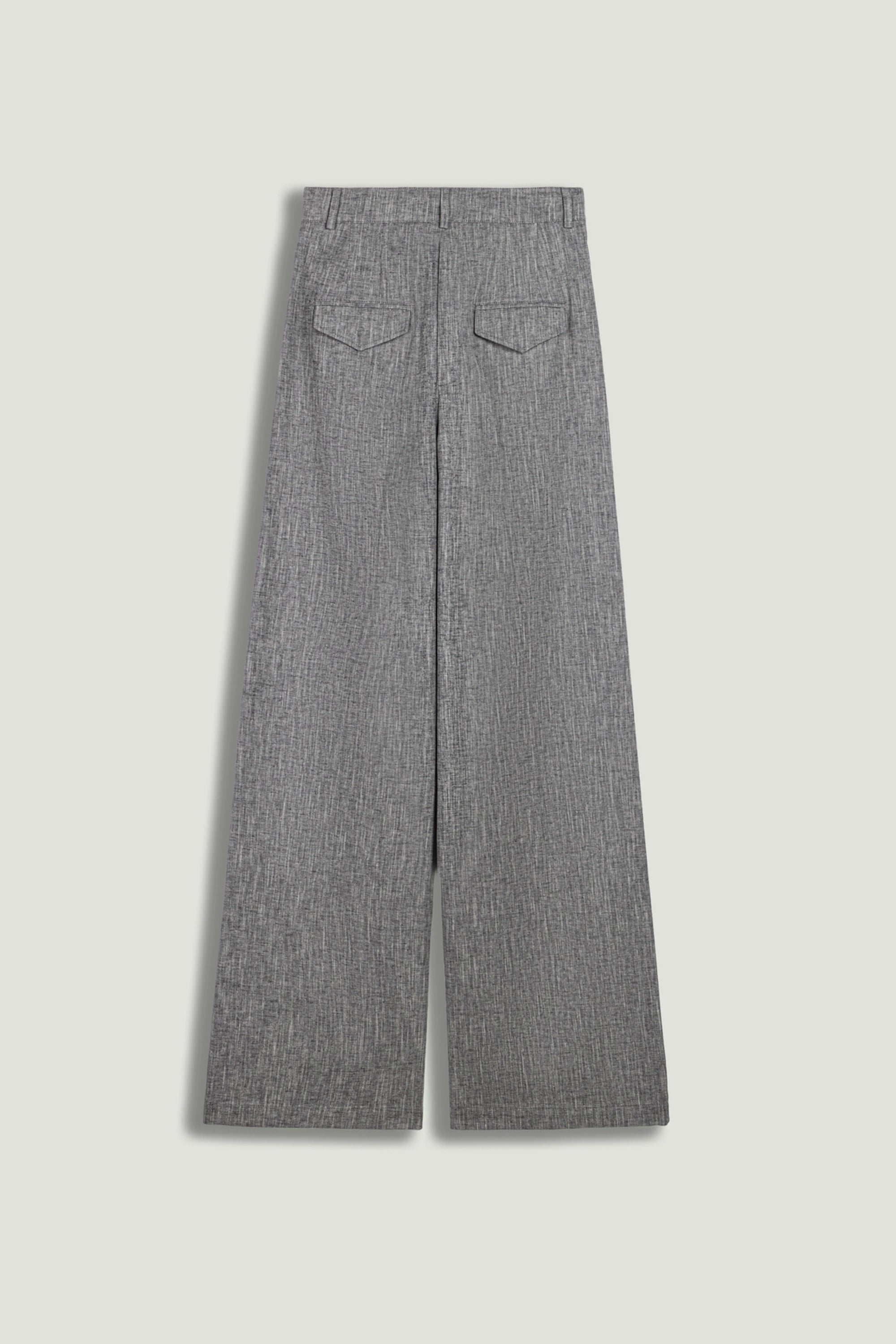 Wide-Leg Tailored Pants