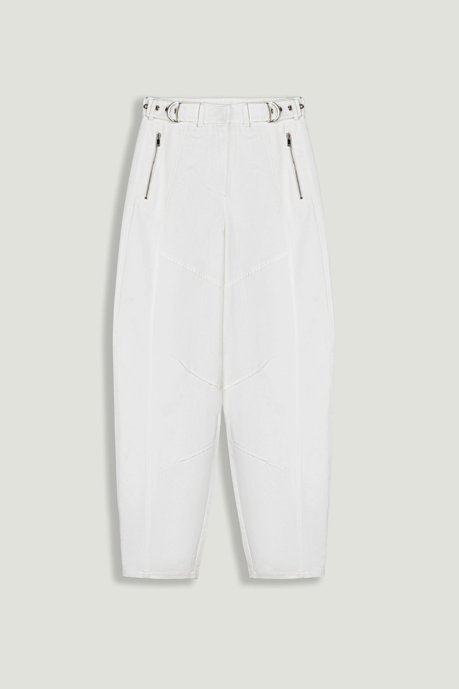 High-Waist Tailored Tapered Pants