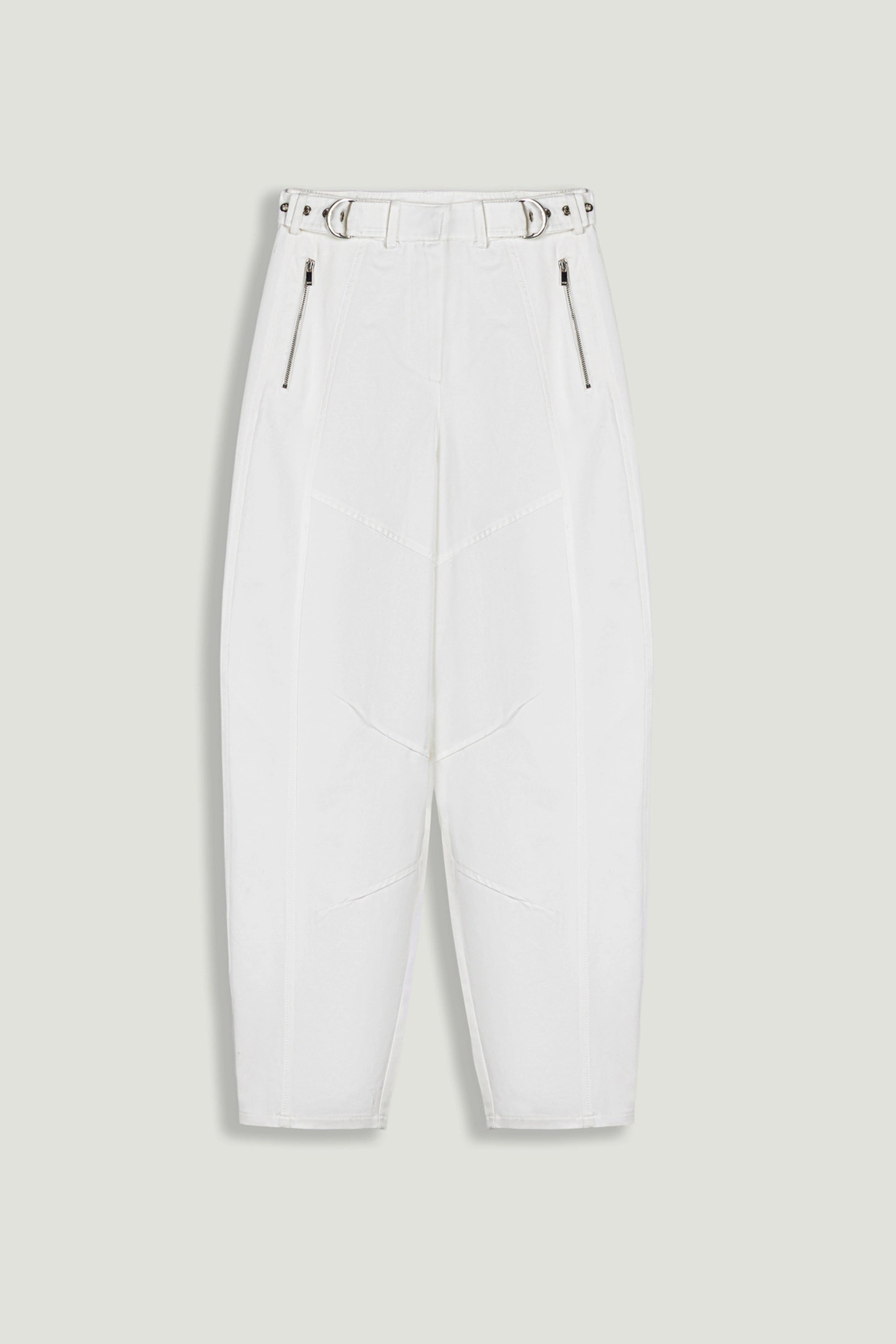 High-Waist Tailored Tapered Pants