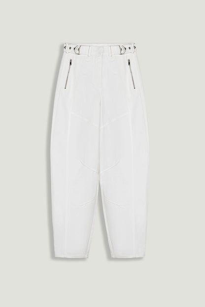 High-Waist Tailored Tapered Pants