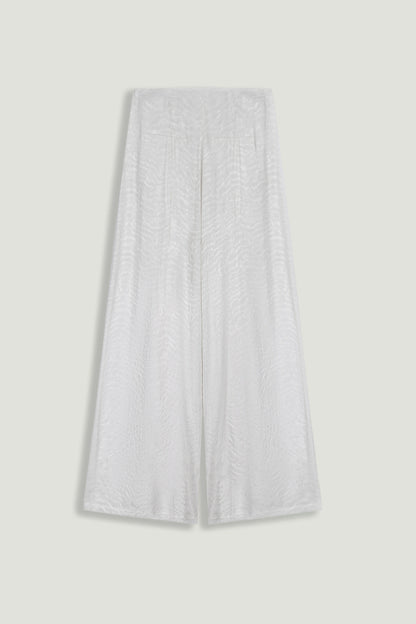 Lace-Up Wide-Leg Pants
