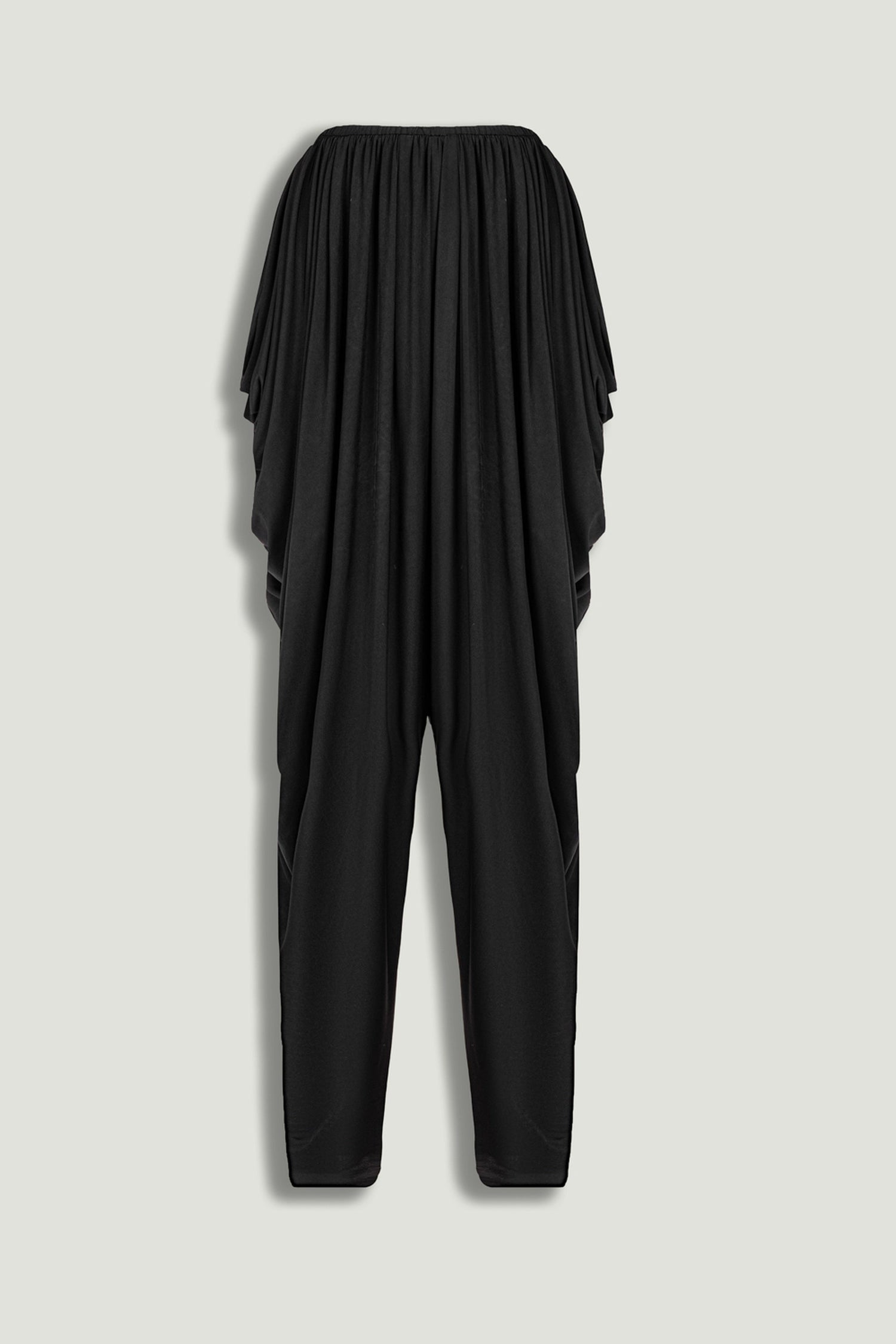 Draped Relaxed-Fit Pants