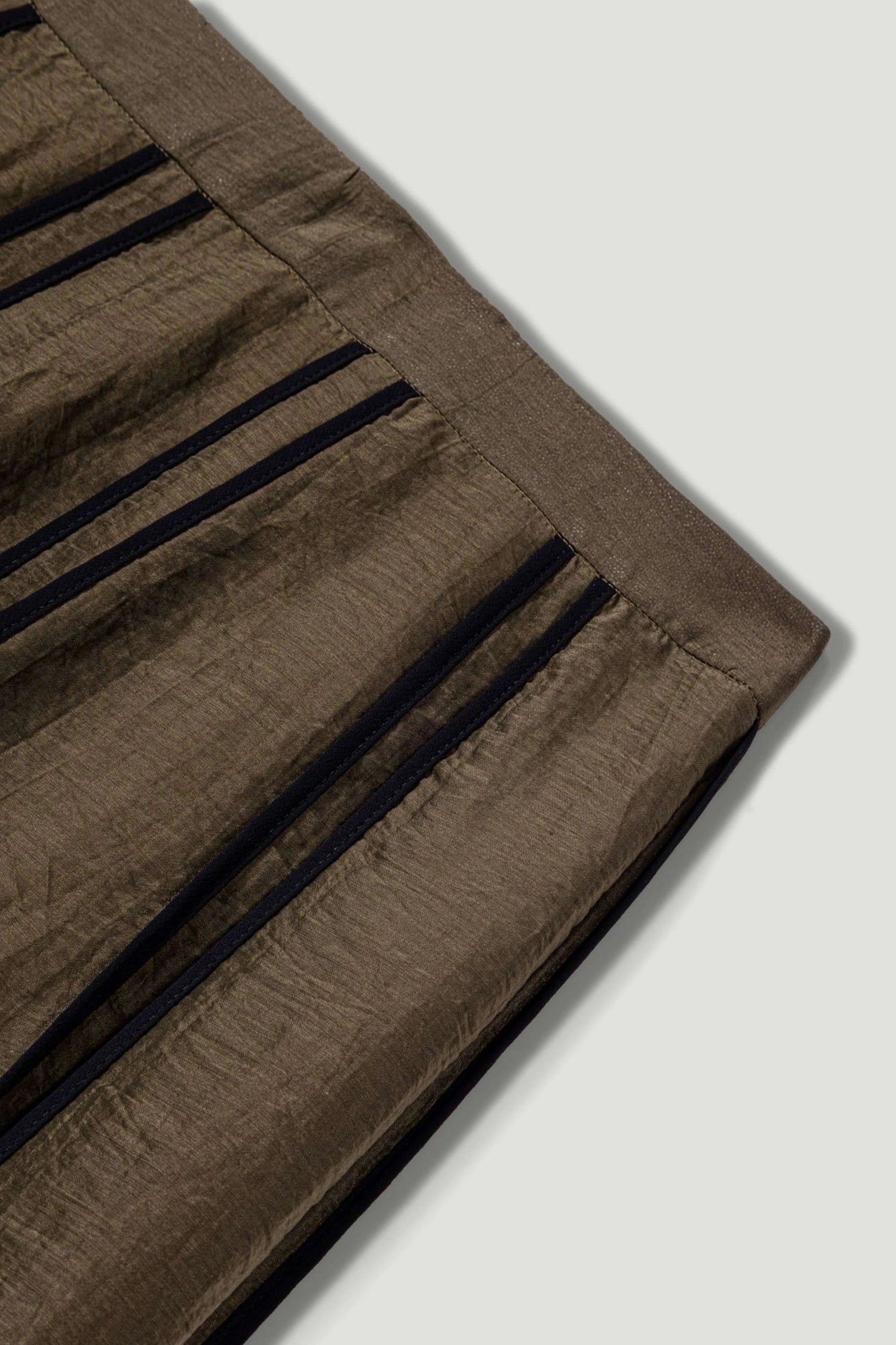 Sheer Pleated Midi Skirt