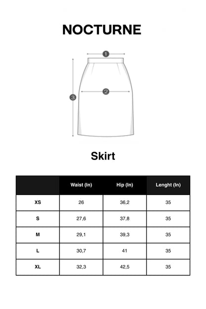 Sheer Pleated Midi Skirt