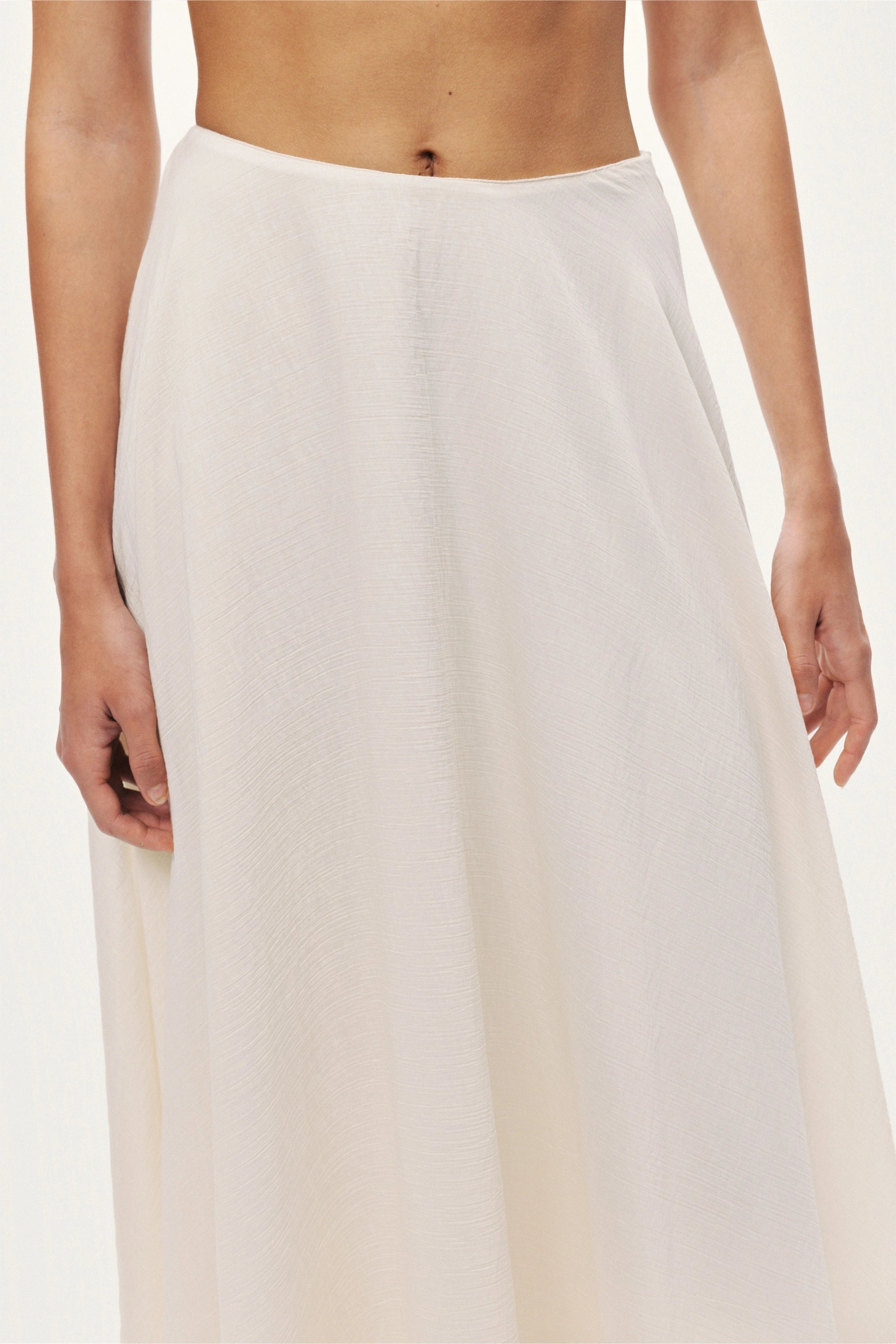 Flowy High-Waisted Midi Skirt