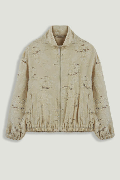Jacquard Bomber Jacket