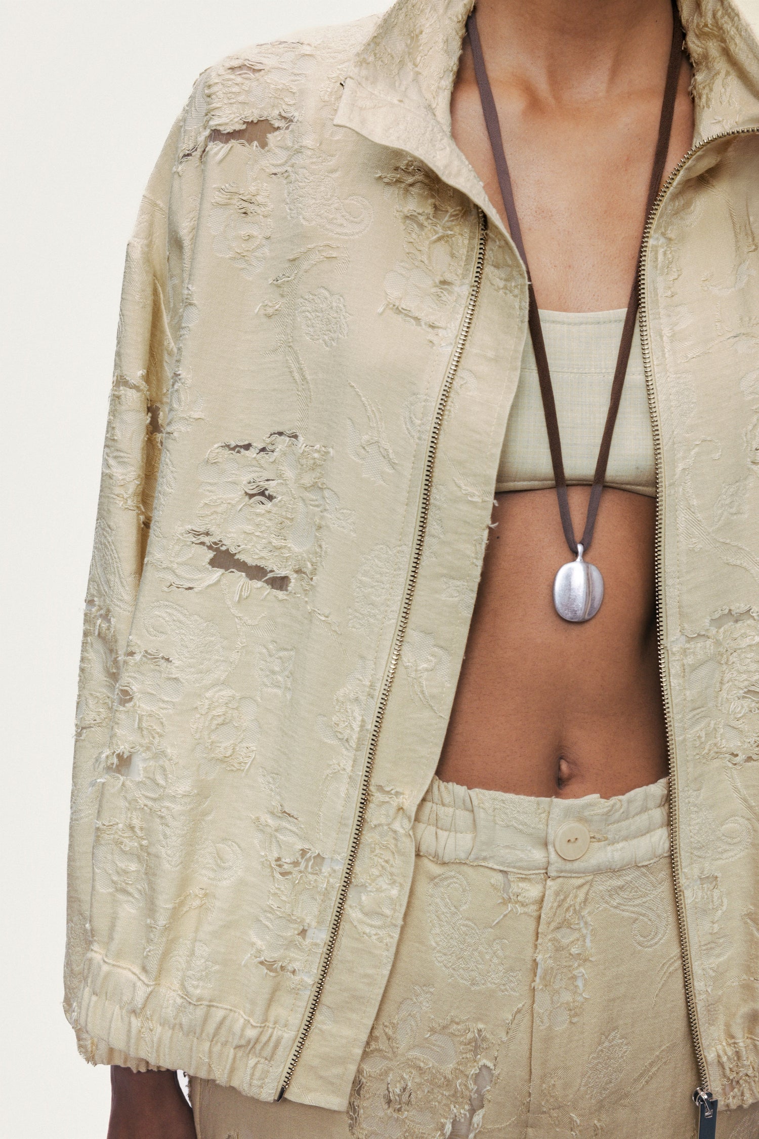 Jacquard Bomber Jacket