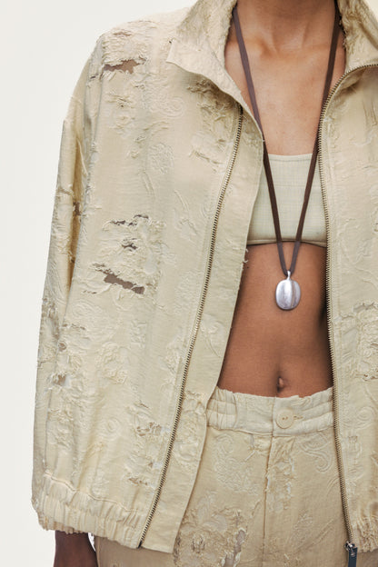 Jacquard Bomber Jacket