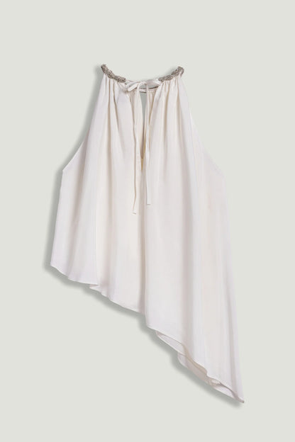 Embellished Halter Blouse