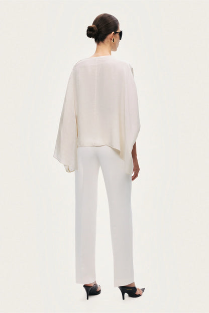 Fluid Cape Blouse