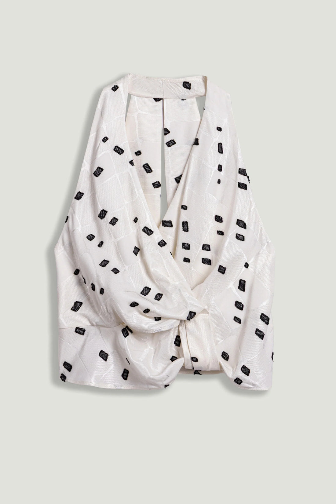 Printed Halter Blouse