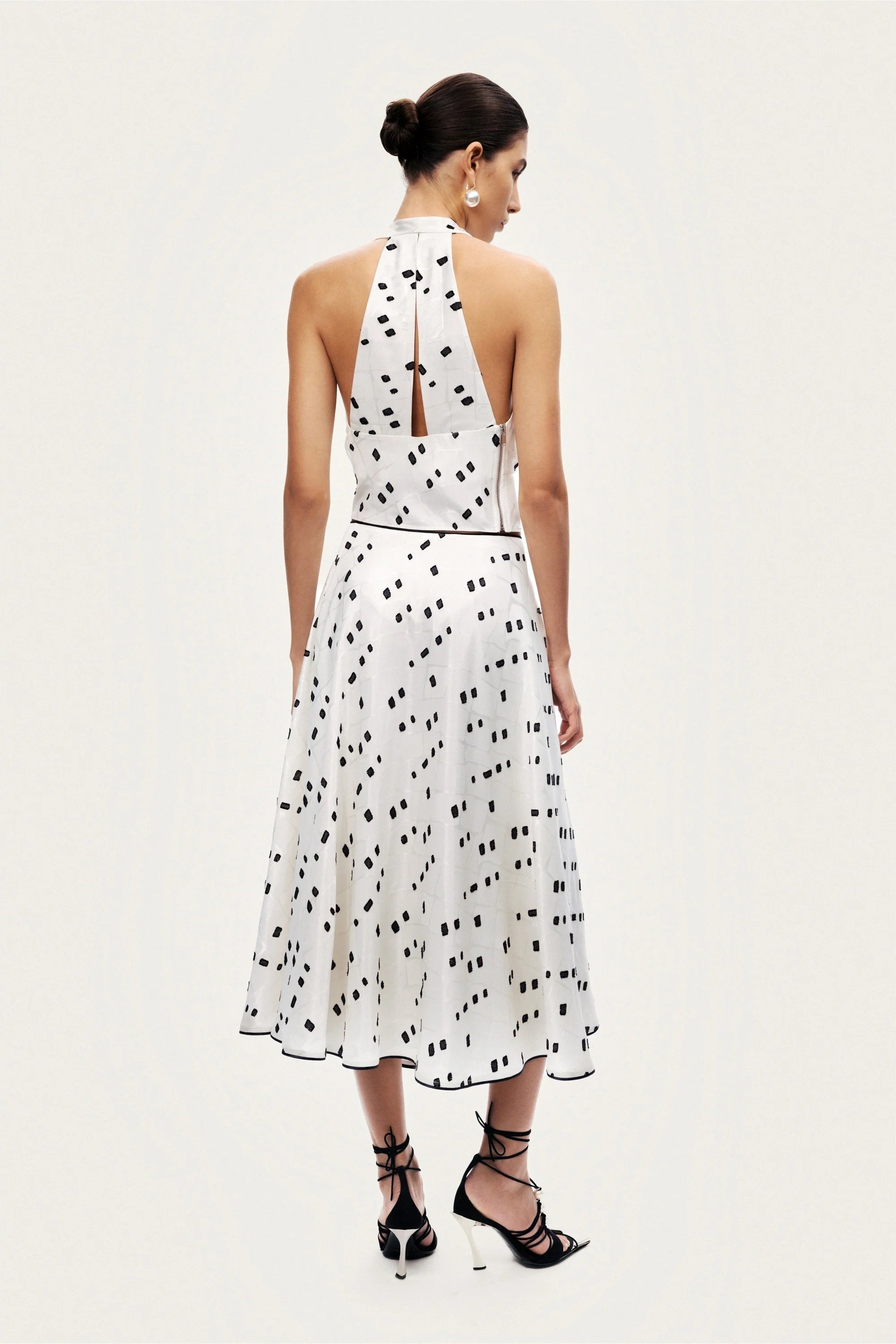 Printed Halter Blouse