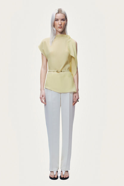 Sleeveless Woven Blouse