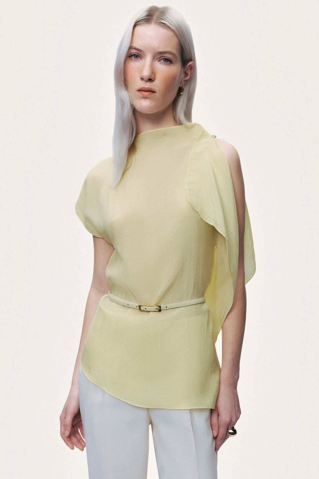 Sleeveless Woven Blouse