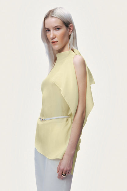 Sleeveless Woven Blouse