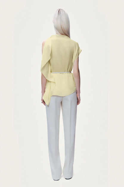 Sleeveless Woven Blouse